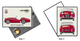 Triumph TR2 1953-55 (wire wheels) Pocket Lighter